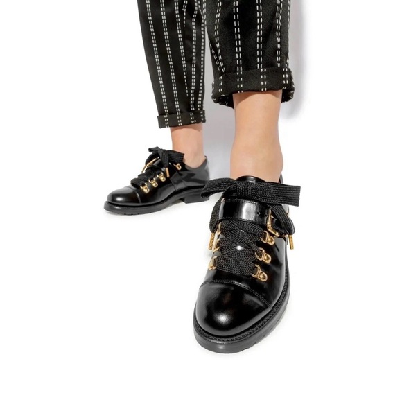 The Office Of Angela Scott Shoes - The Office Of Angela Scott Mr. Logan Black Lug Sole Oxford size EU 43 625$